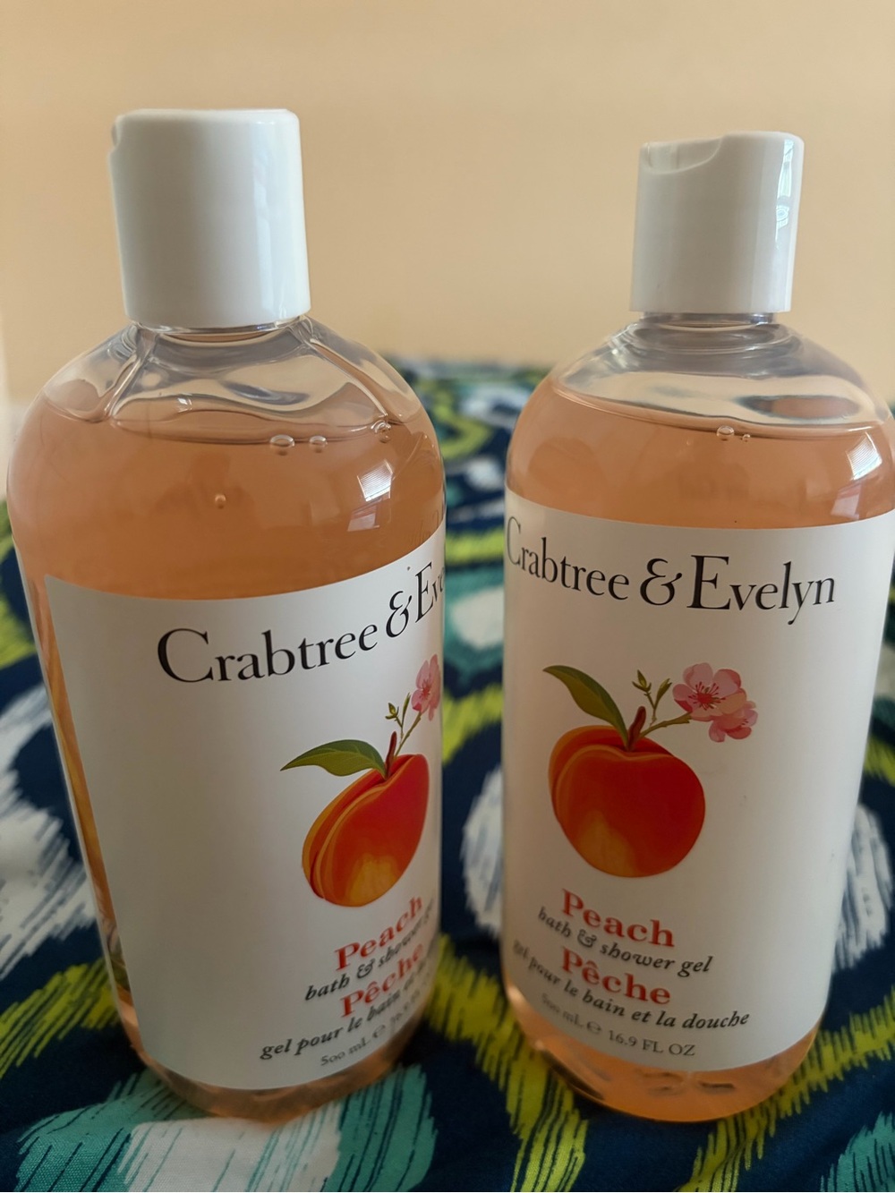 Crabtree & Evelyn Peach Bath & Shower Gel - Peach Tones